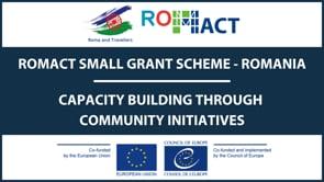 ROMACT small grants in Romania